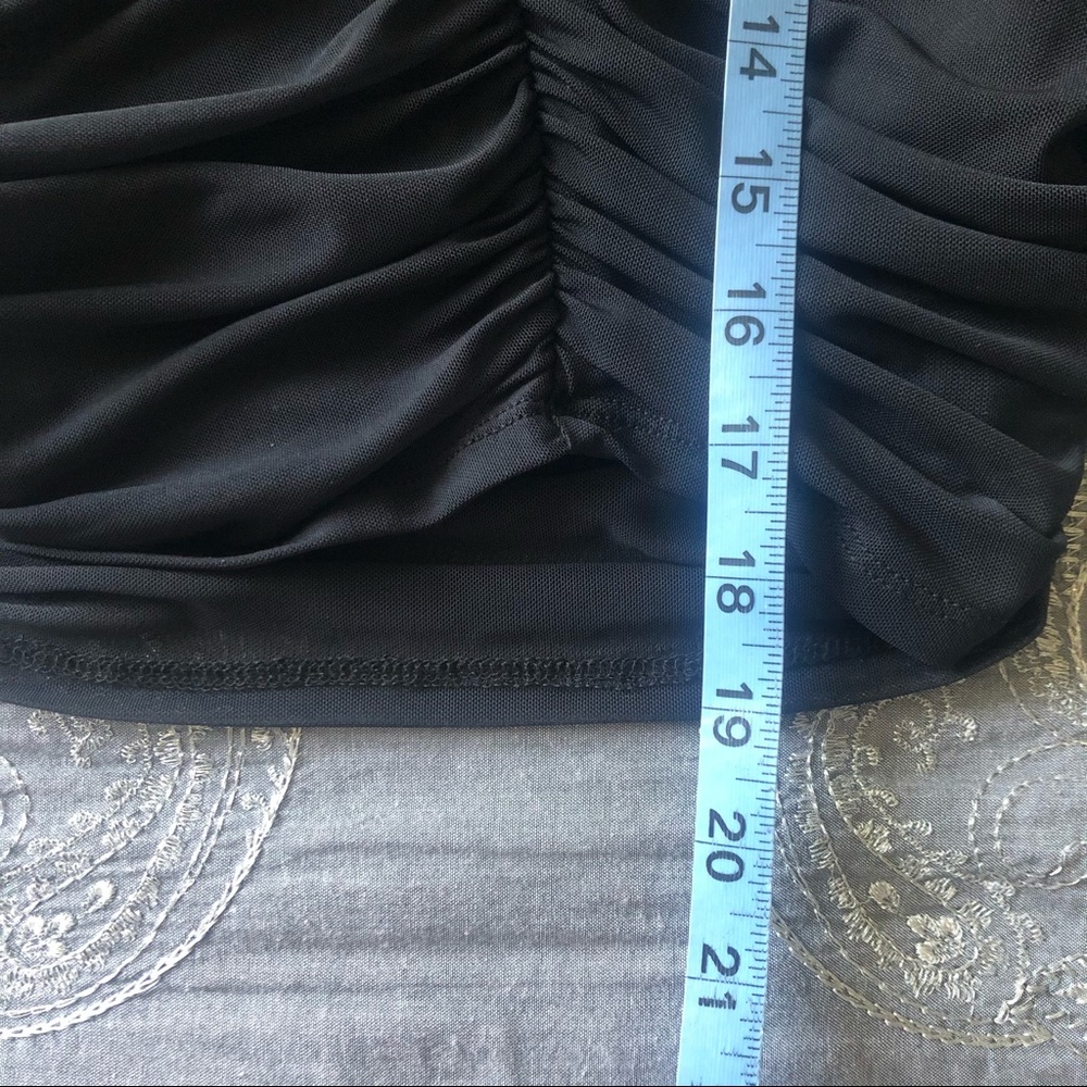 Guess Black Stretchy Ruched Pencil Skirt - Picture 8 of 8